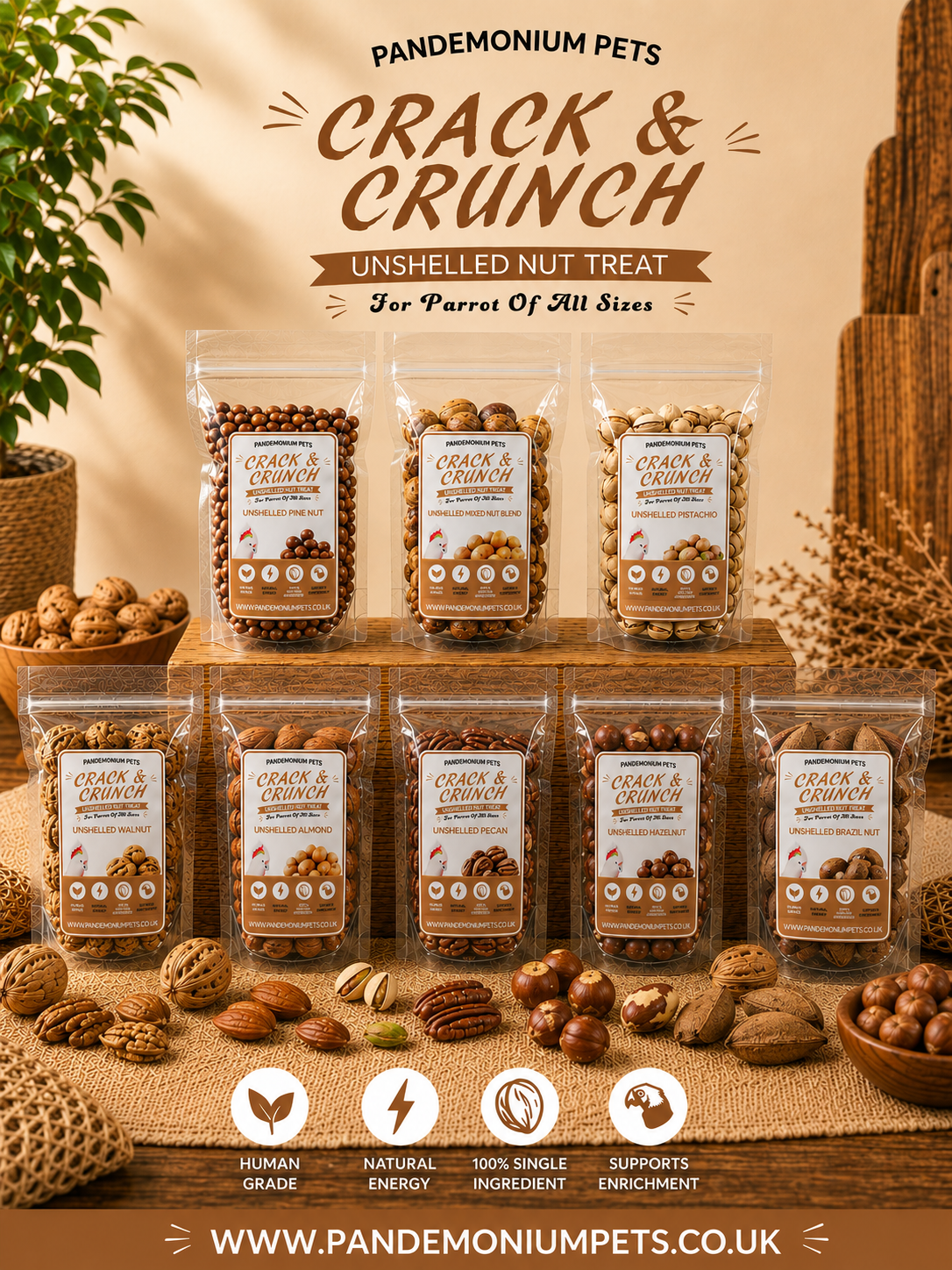 Pecans in Shell – 250g