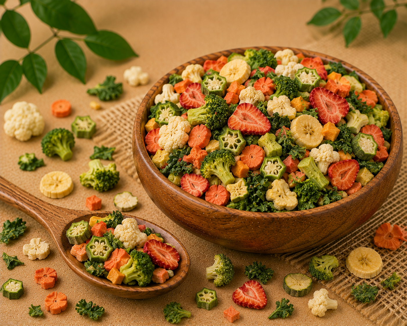 Freeze-Dried Fruit & Veg for Parrots