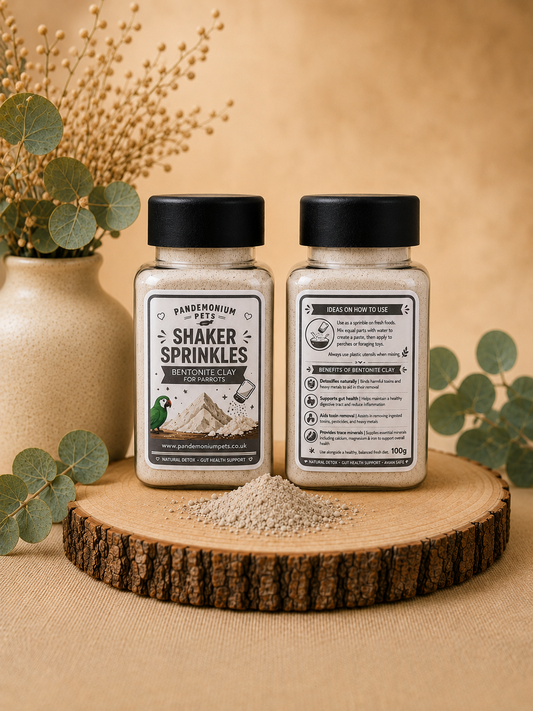 Bentonite Clay – Natural Detox Supplement for Parrots (100g)