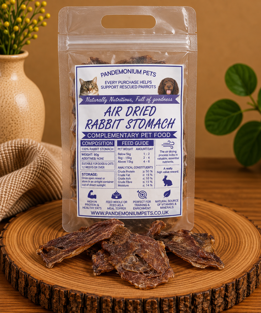 Air Dried Rabbit Stomach 80g product pouch