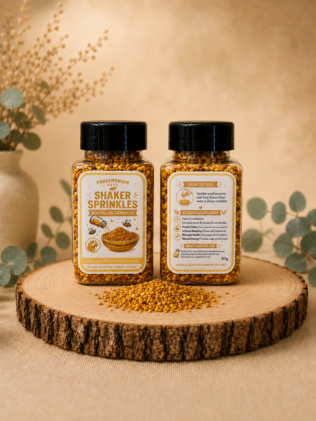 Bee Pollen – Natural Superfood Topper for Parrots (90g)