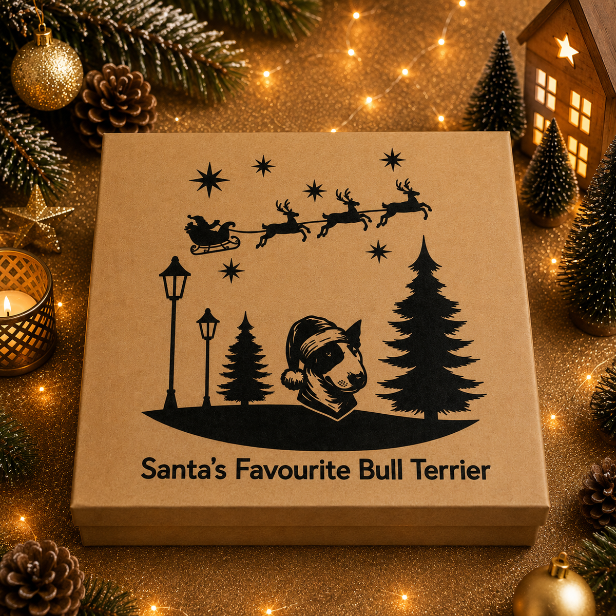 Personalised pet Christmas advent calendar design idea