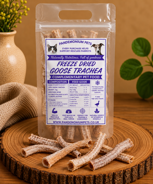 Freeze Dried Goose Trachea 25g product pouch