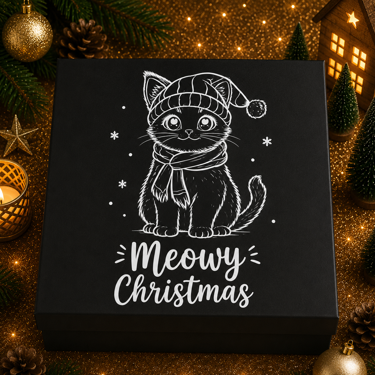 Personalised pet Christmas advent calendar design idea