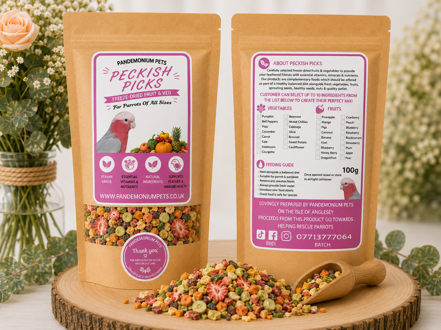 Peckish Picks – Create Your Own Freeze-Dried Mix (100g)