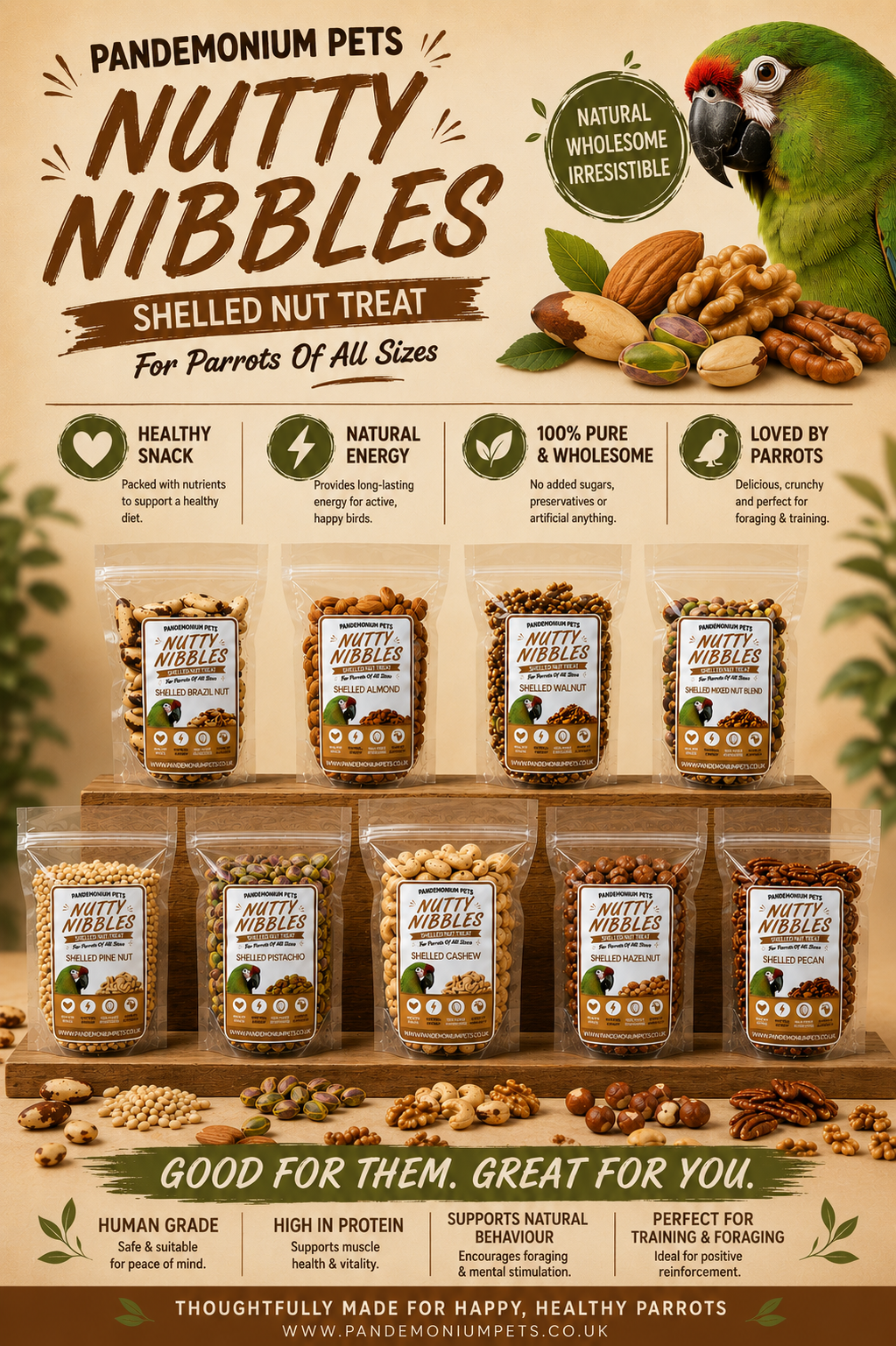 Shelled Walnuts – 200g