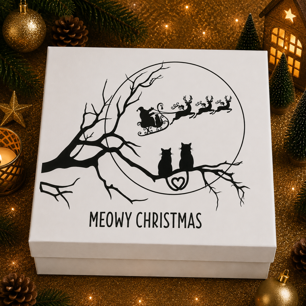 Personalised pet Christmas advent calendar design idea
