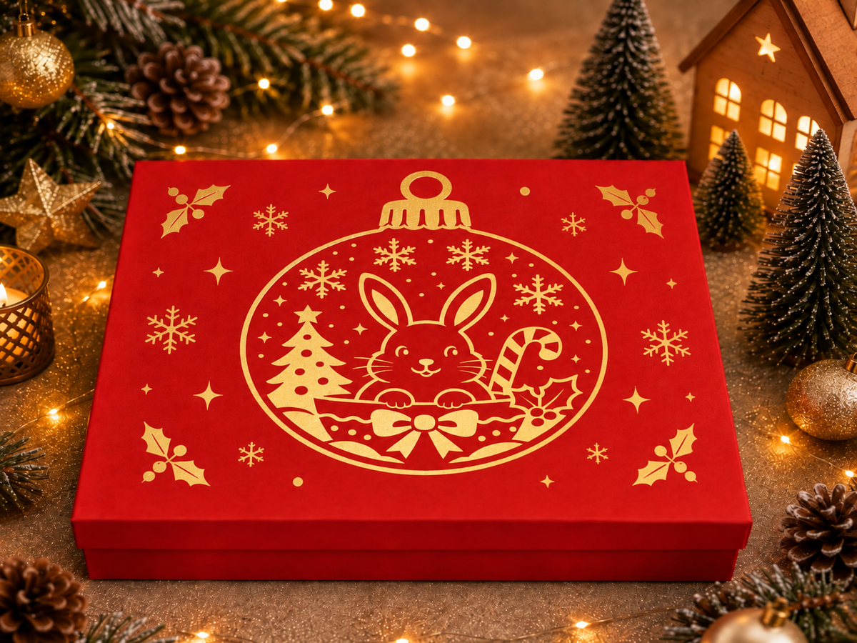 Personalised pet Christmas advent calendar design idea⠋