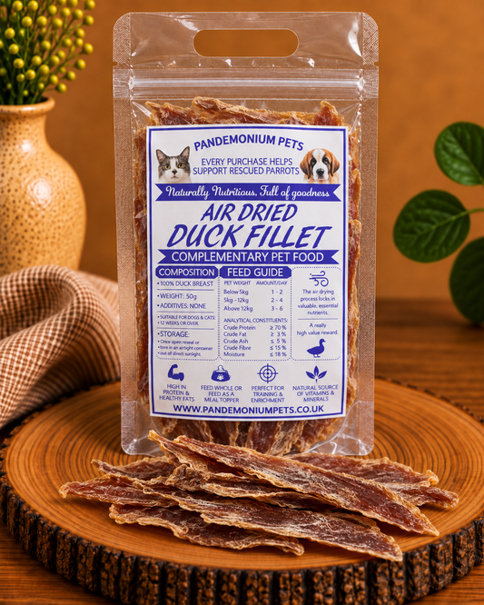 Air Dried Duck Fillet 50g product pouch