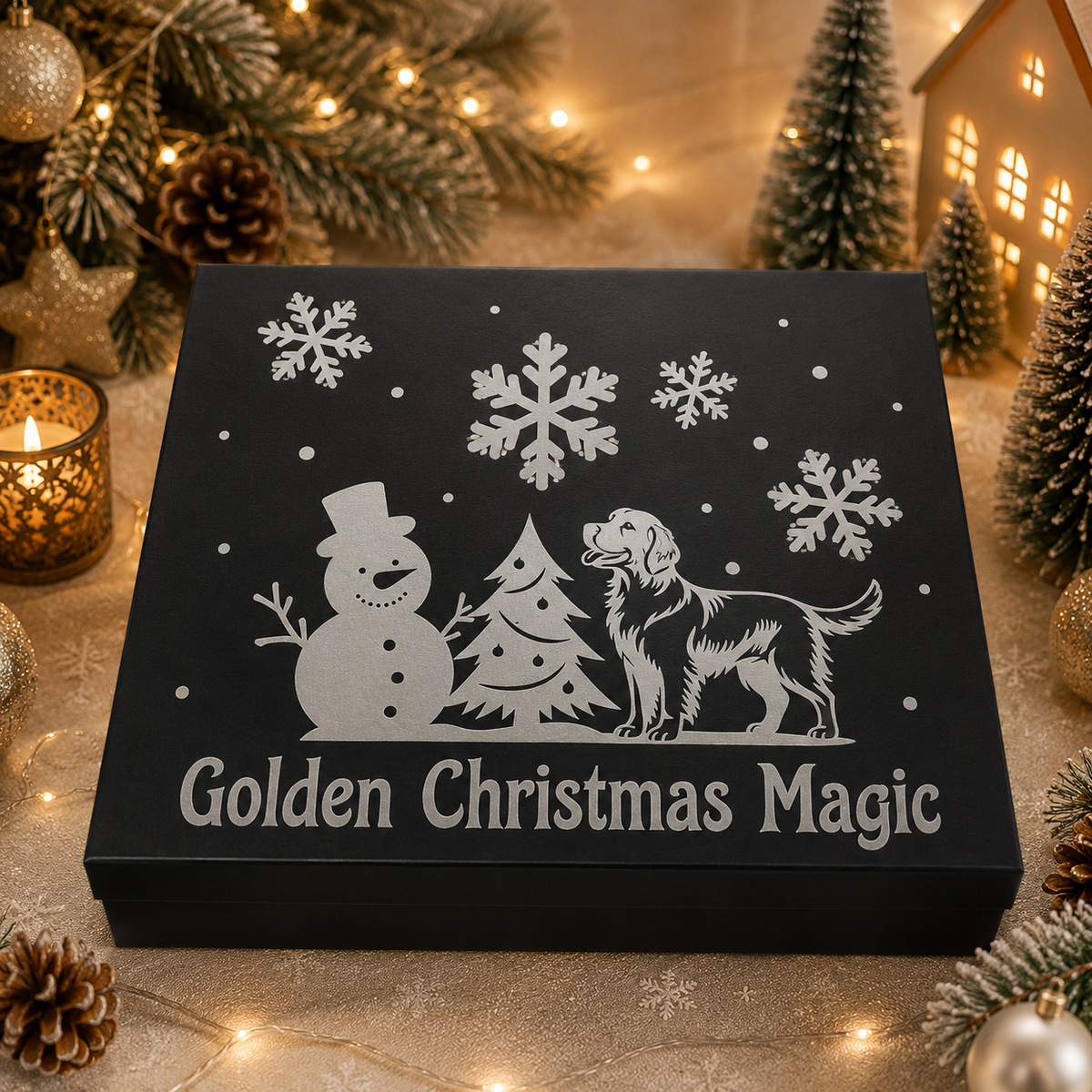 Personalised pet Christmas advent calendar design idea