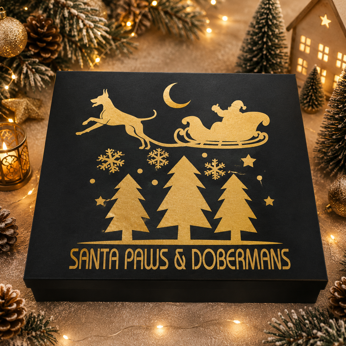 Personalised pet Christmas advent calendar design idea