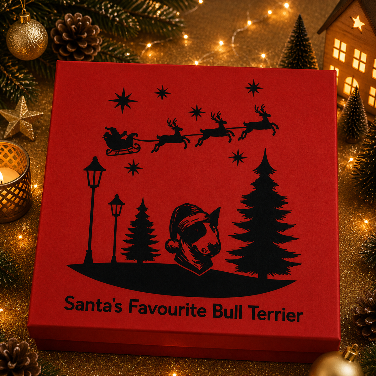 Personalised pet Christmas advent calendar design idea