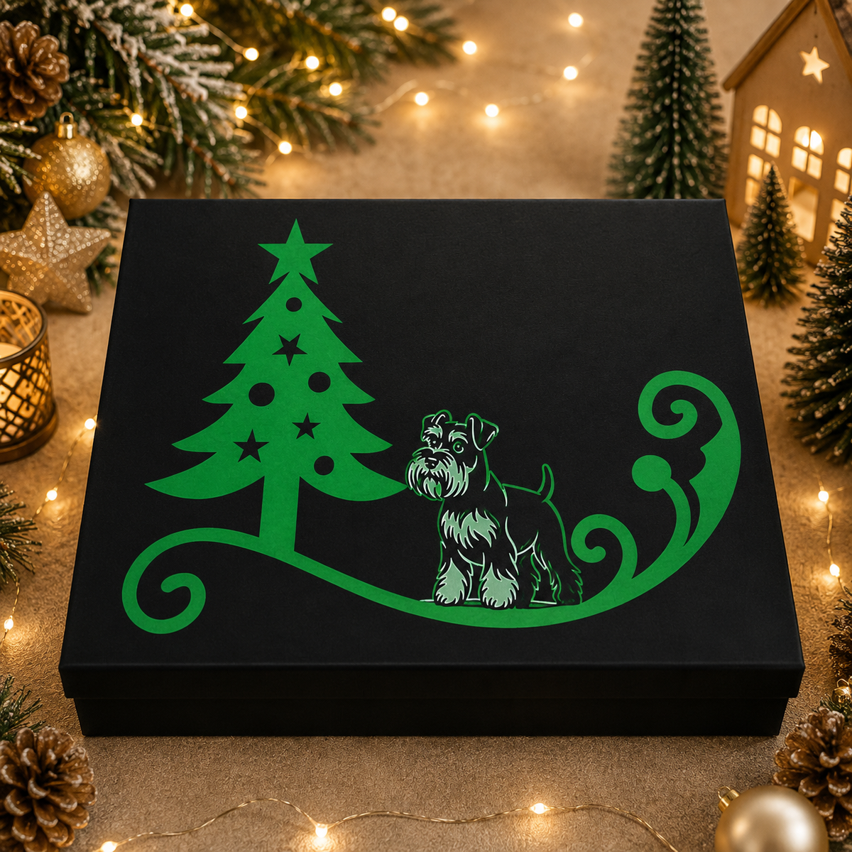Personalised pet Christmas advent calendar design idea