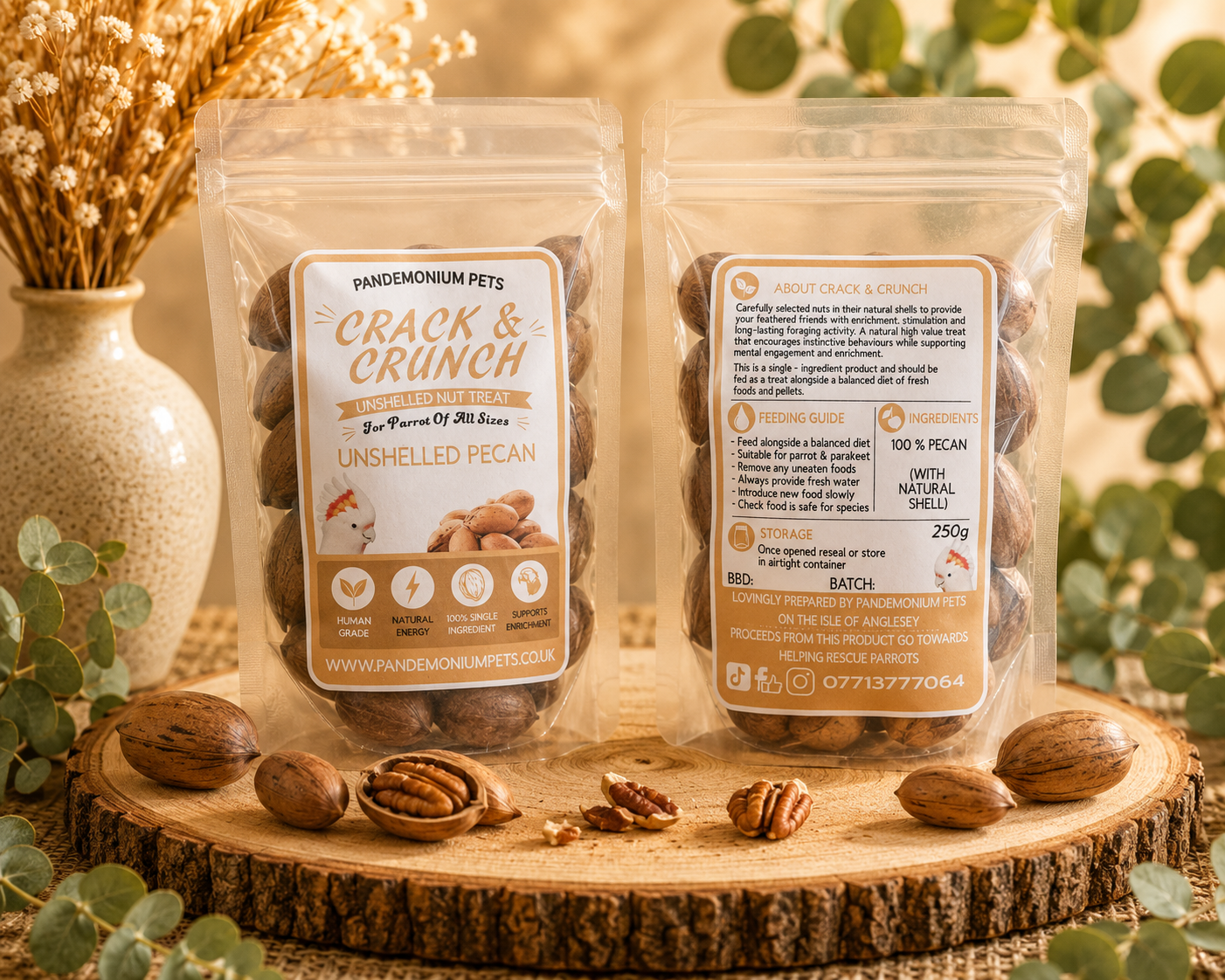 Pecans in Shell – 250g