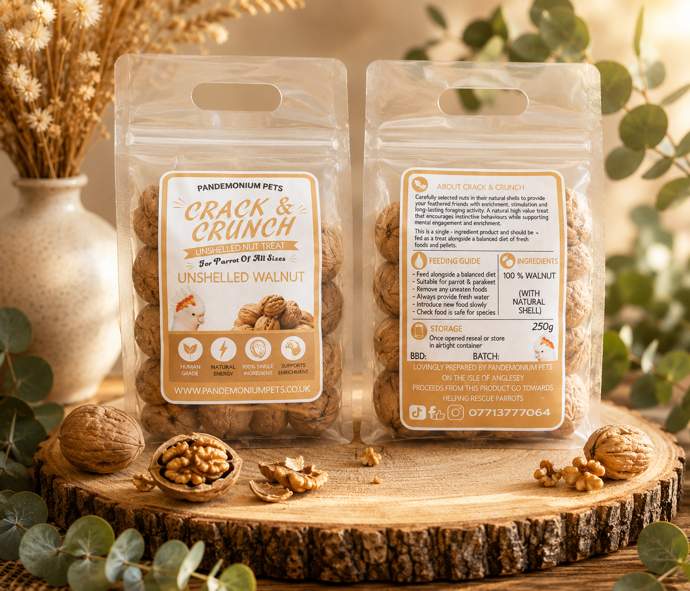 Walnuts in Shell – 250g